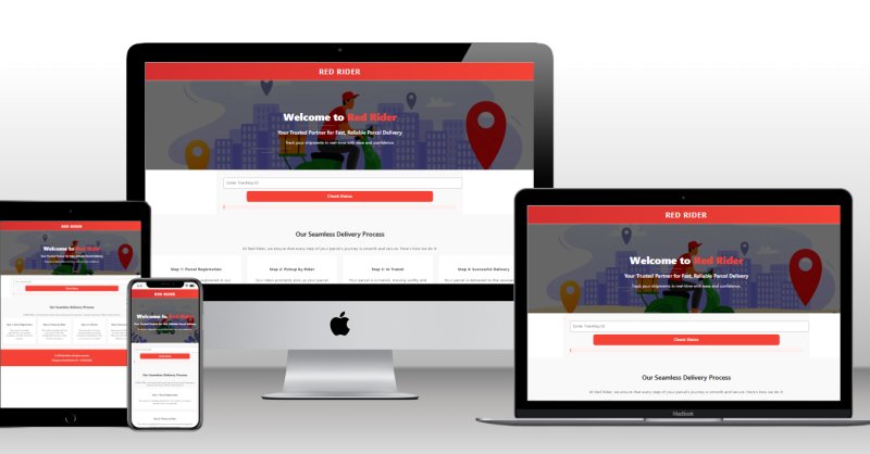Red-Rider Courier & Parcel Tracking Web
